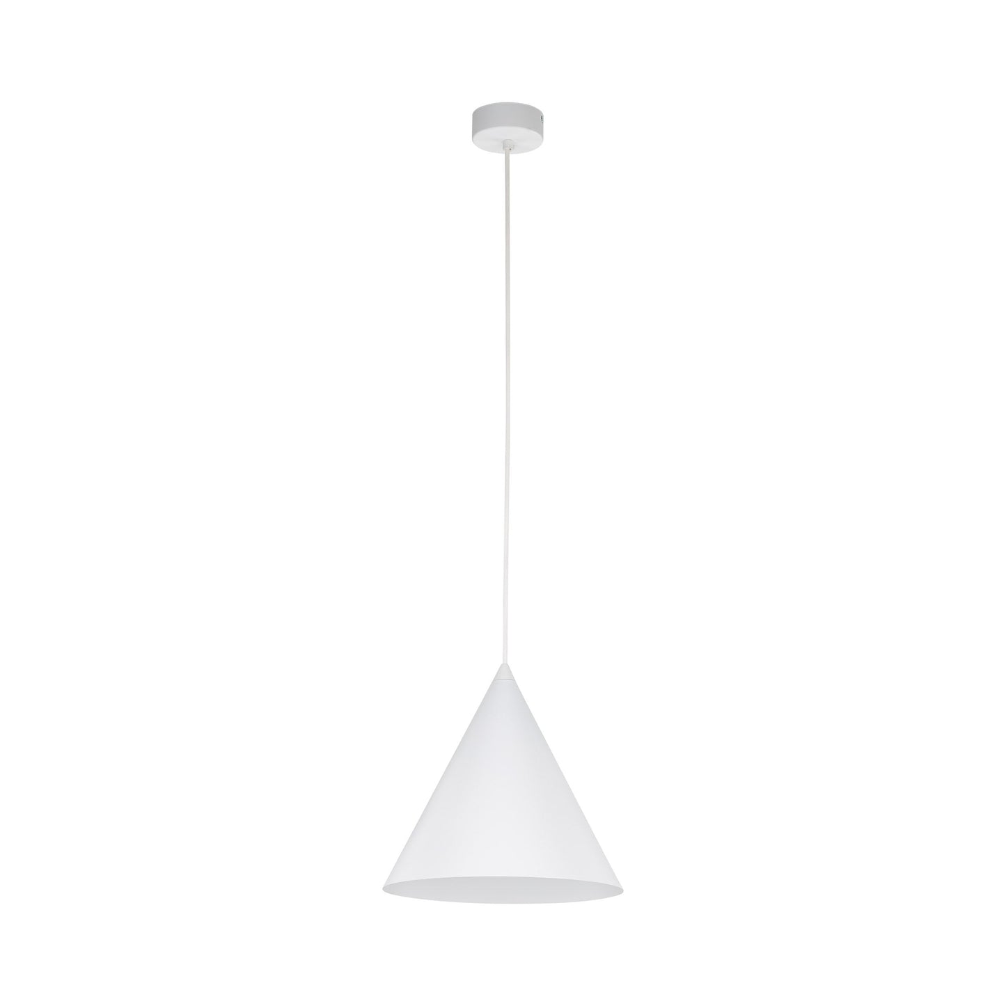 CONO White Medium Modern Minimalist Pendant Light
