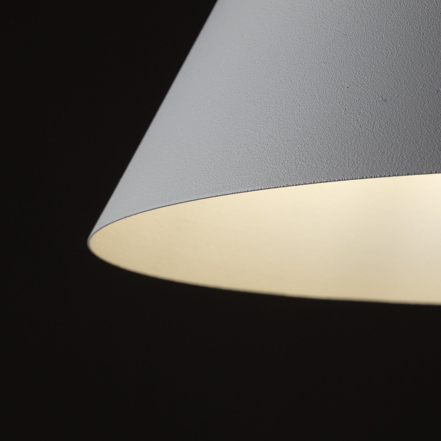 CONO White Medium Modern Minimalist Pendant Light