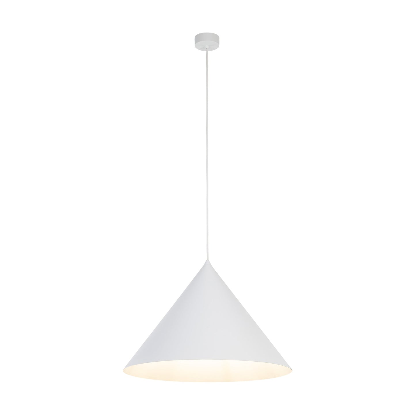 CONO White Extra Large Modern Minimalist Pendant Light