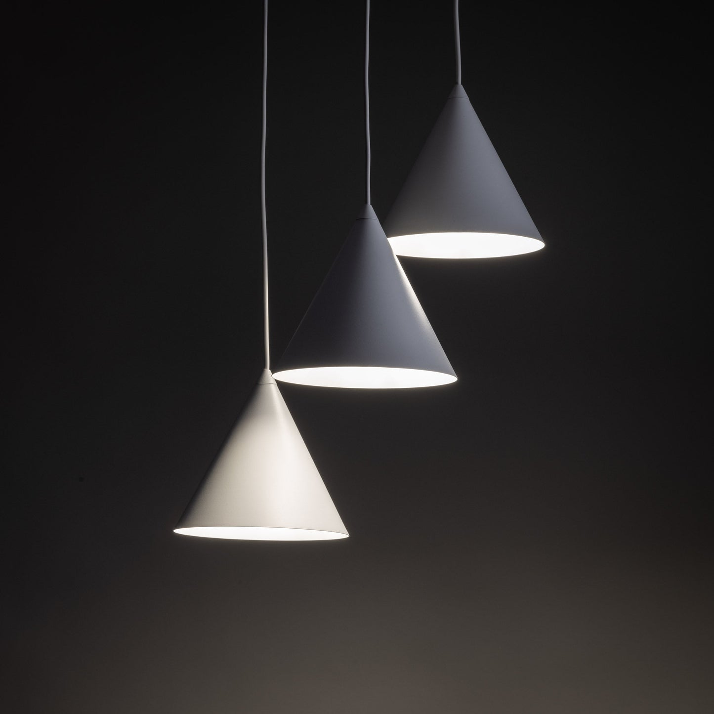 CONO White Modern Minimalist Pendant Light 3