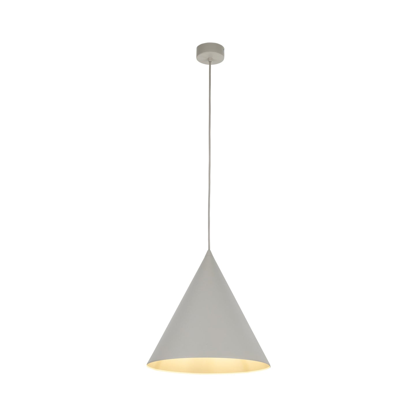 CONO Beige Large Modern Minimalist Pendant Light