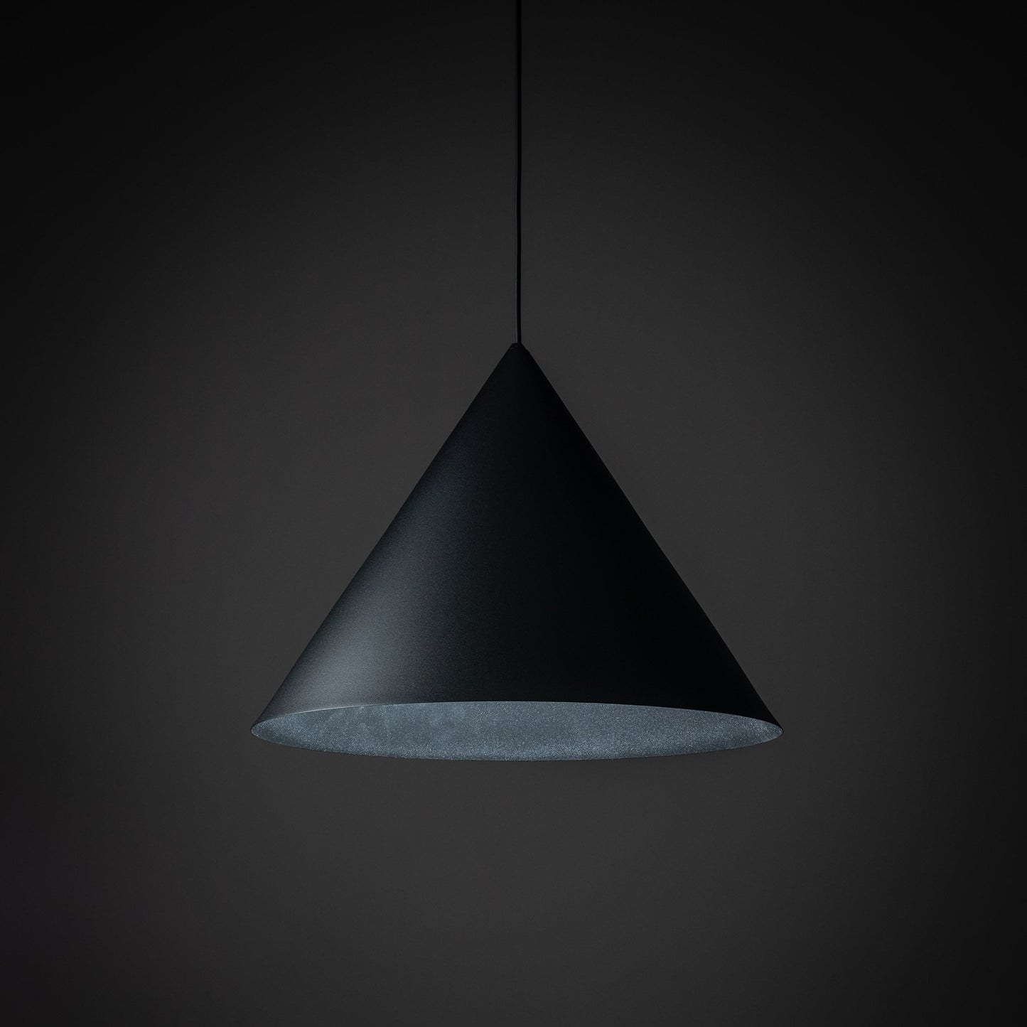 CONO Black Extra Large Modern Minimalist Pendant Light