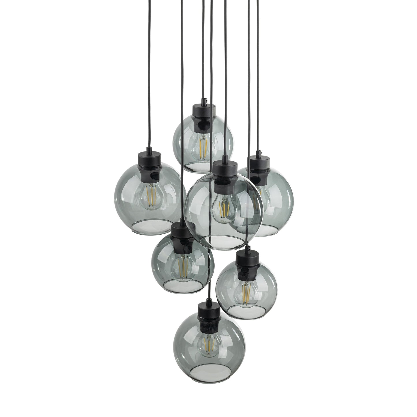 CUBUS Graphite Glass Scandinavian Pendant Light 7