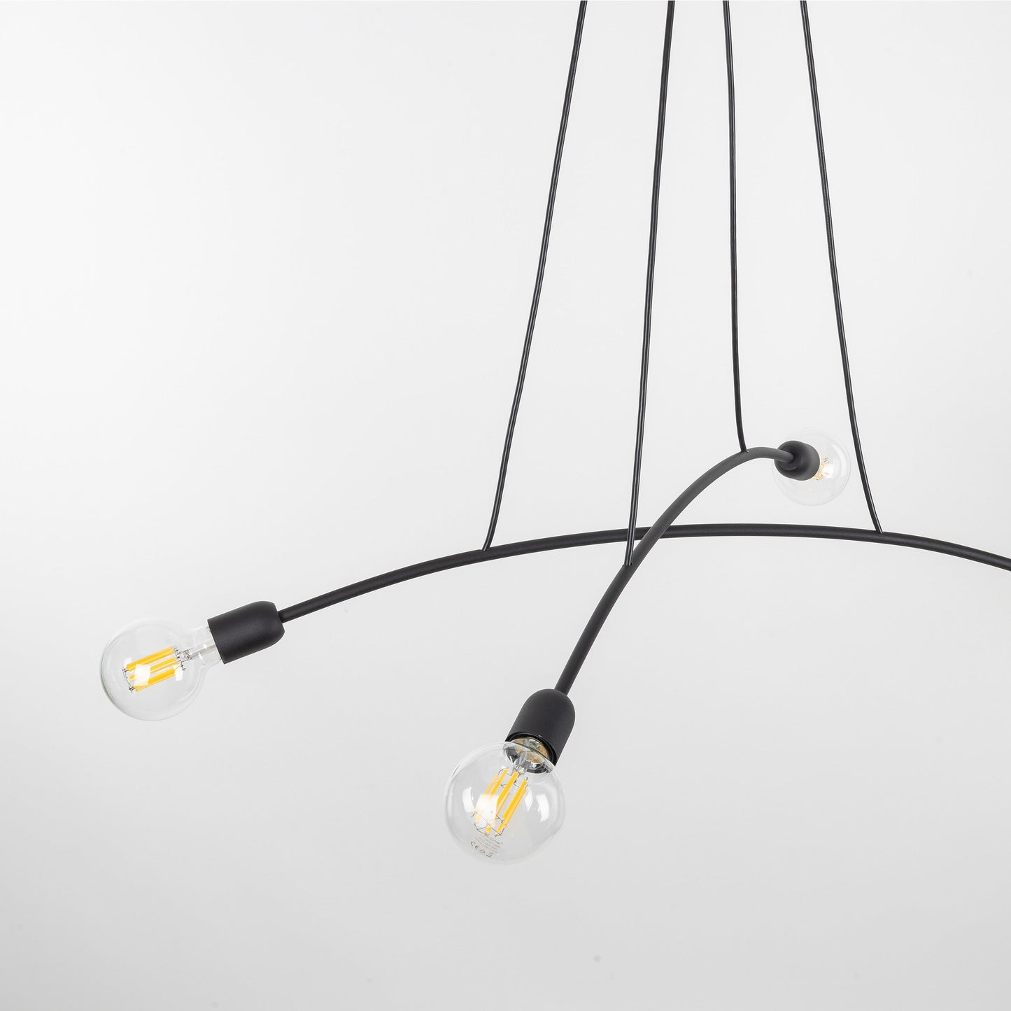 HELIX Black Minimalist Pendant Light 4