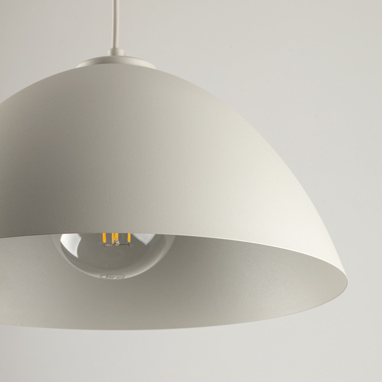 FARO Beige Mid-Century Modern Pendant Light M