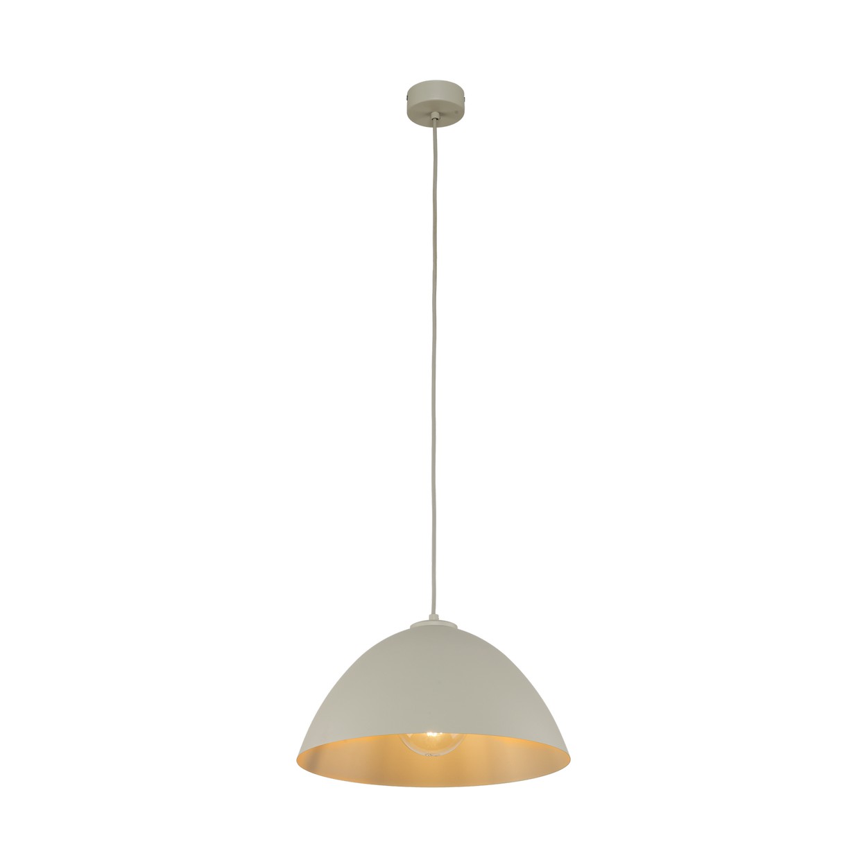 FARO Beige Mid-Century Modern Pendant Light M