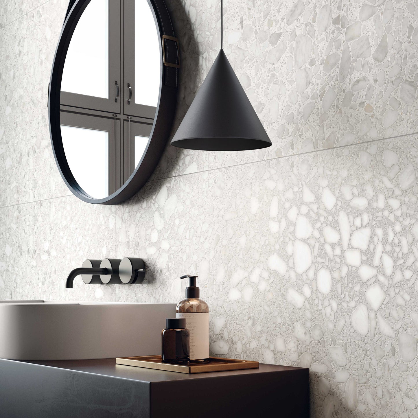 CONO Black Medium Modern Minimalist Pendant Light