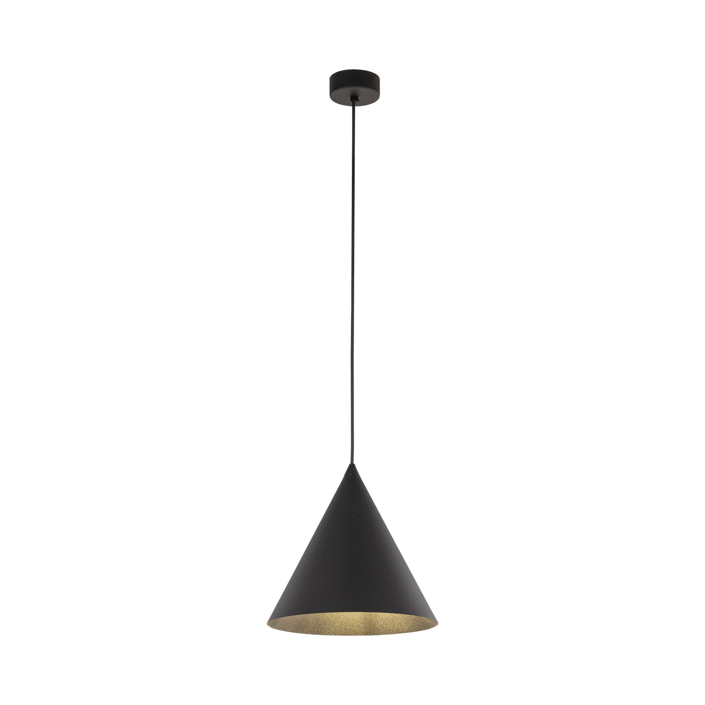 CONO Black Medium Modern Minimalist Pendant Light