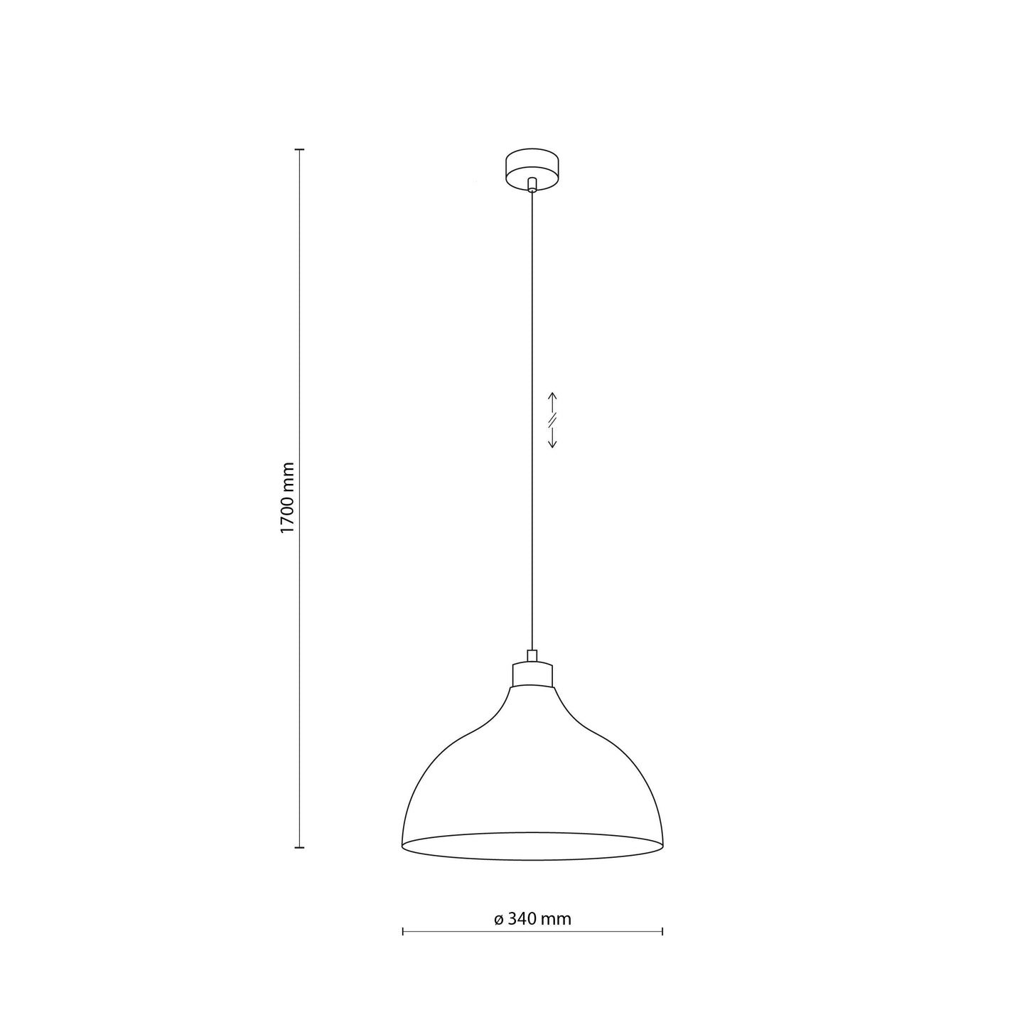 CAP Brown Scandinavian Pendant Lamp