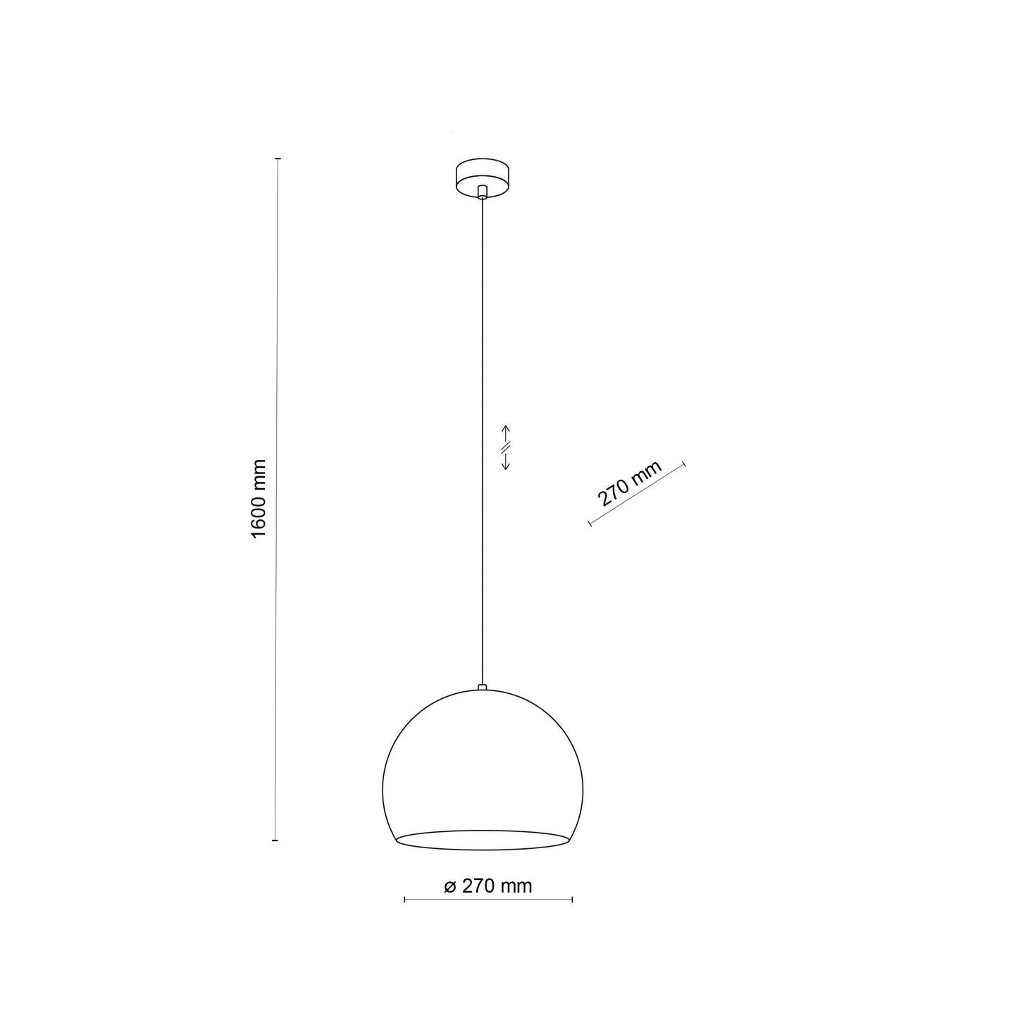 ZOE Beige Mid-Century Modern Pendant Light