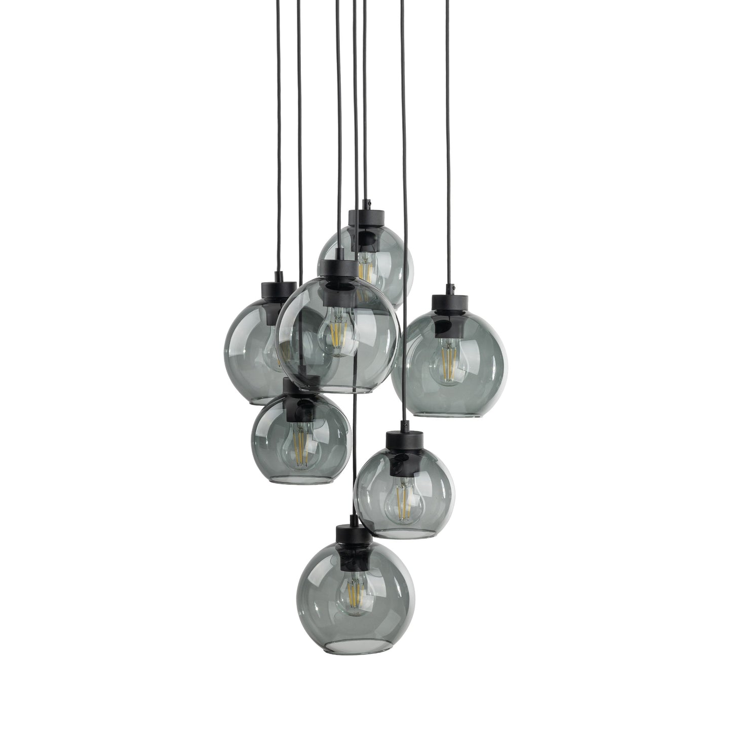 CUBUS Graphite Glass Scandinavian Pendant Light 7