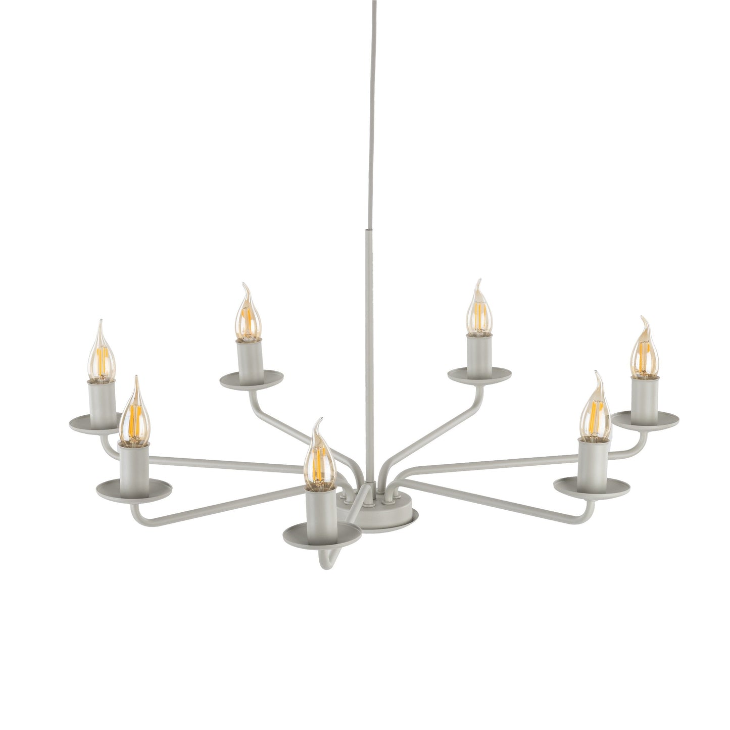 LIMAL White Vintage Candle Pendant Light