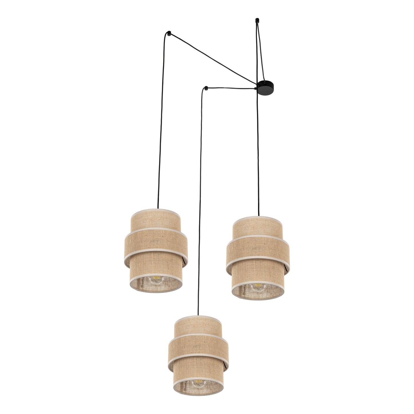 CALISTO JUTE Natural Suspension Lamp 3