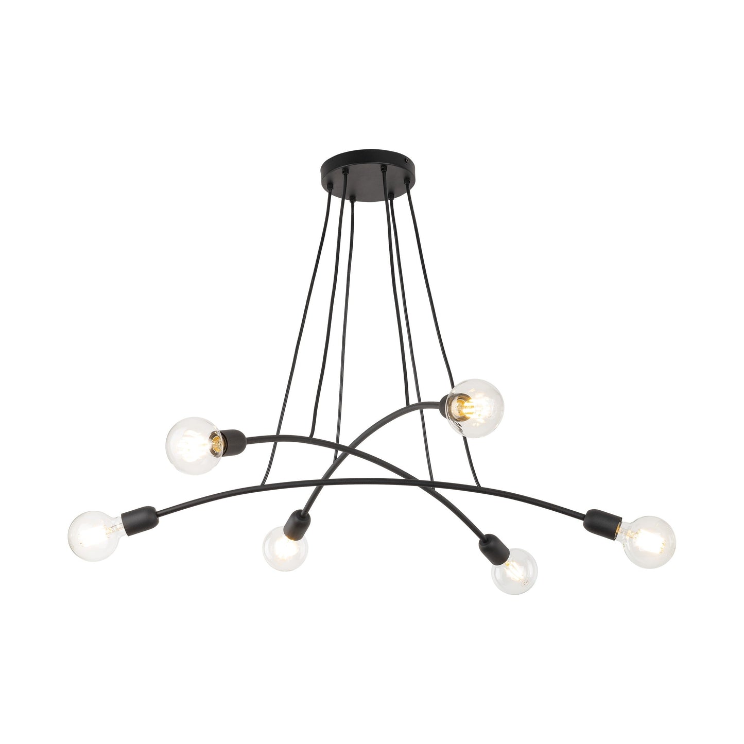 HELIX Black Minimalist Pendant Light 6
