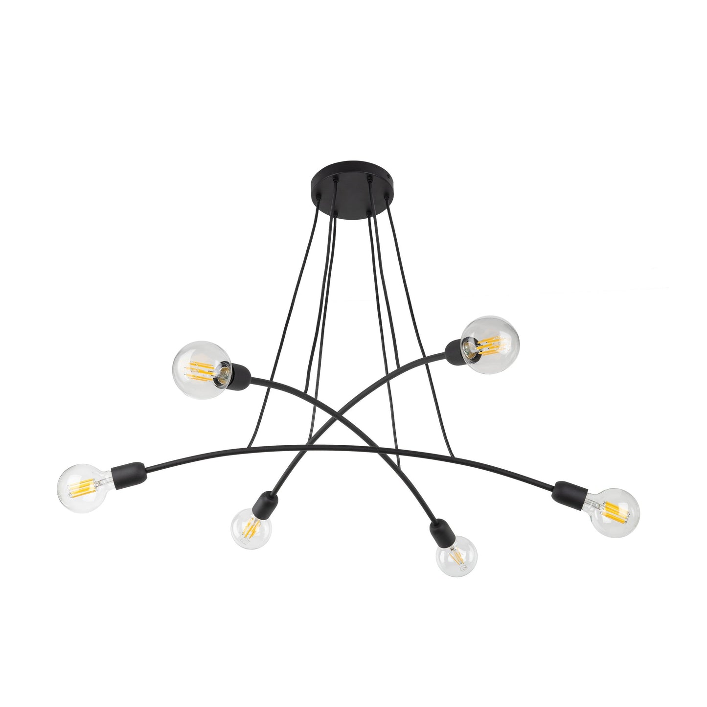 HELIX Black Minimalist Pendant Light 6