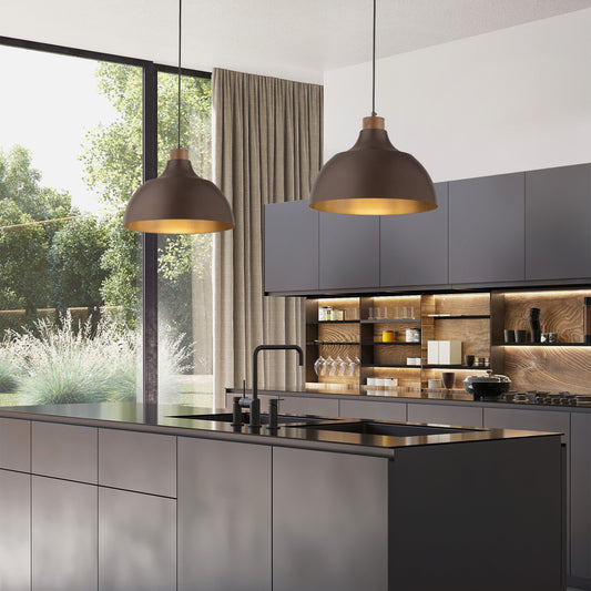 CAP Brown Scandinavian Pendant Lamp