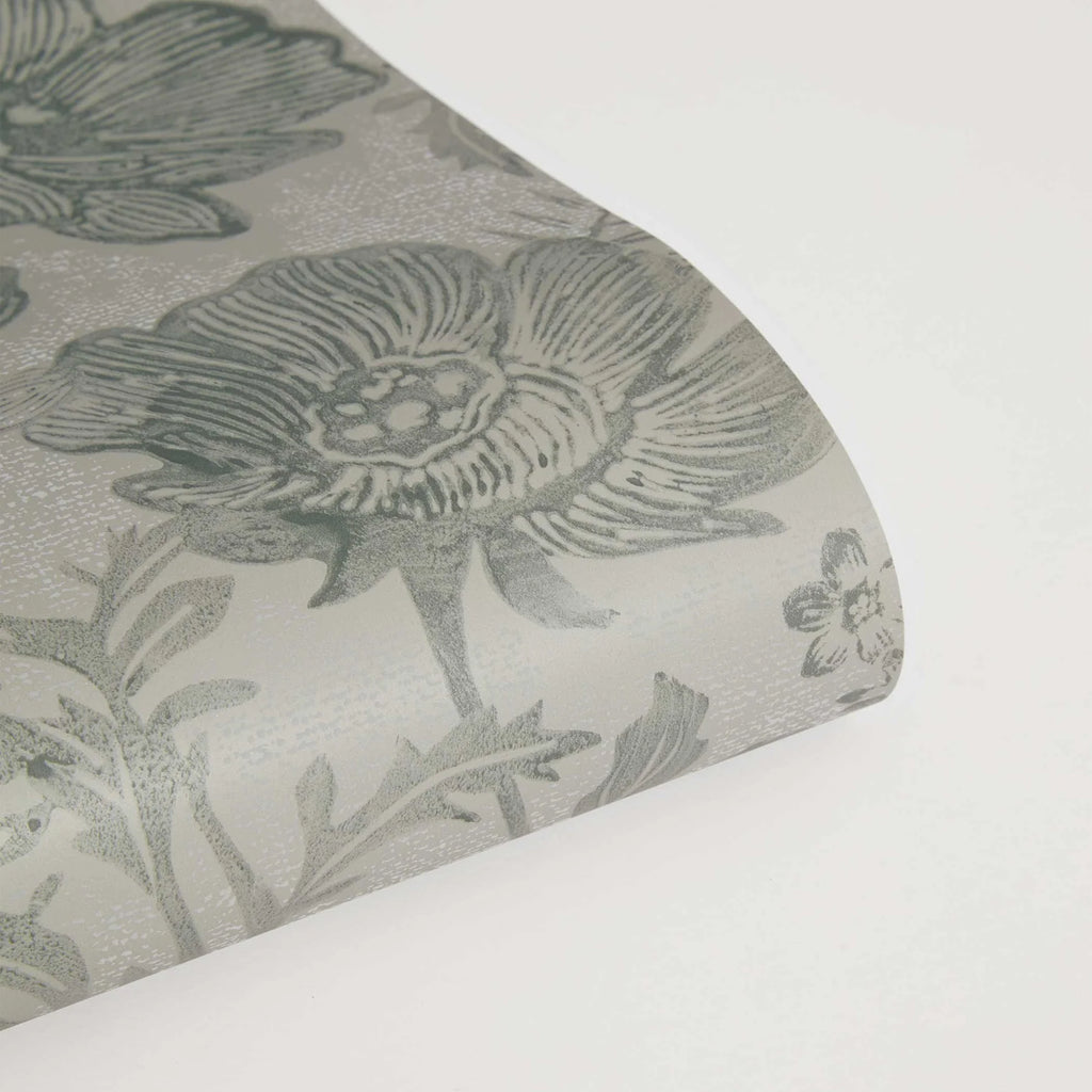 Poppies Textured Peel and Stick Wallpaper by Pure Salt