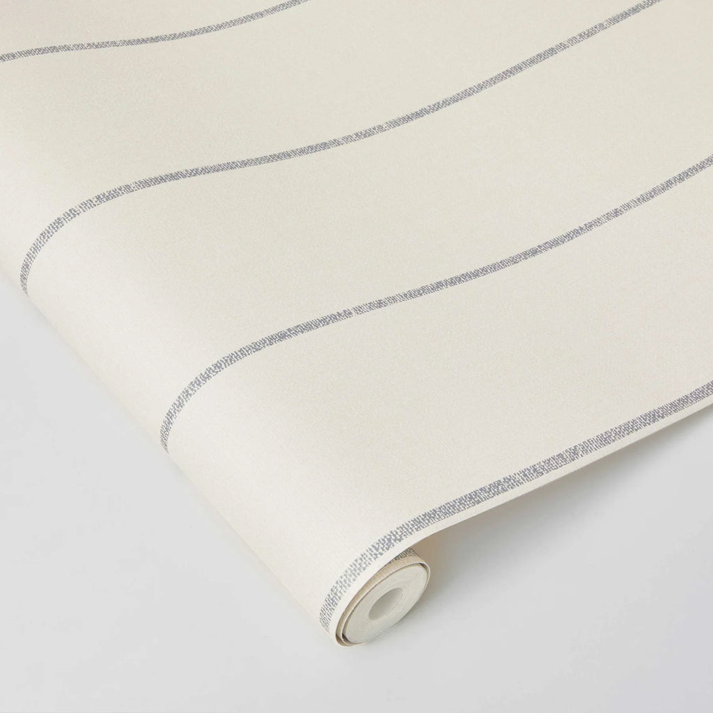 Bursa Stripe Textured Peel and Stick Wallpaper By Pure Salt