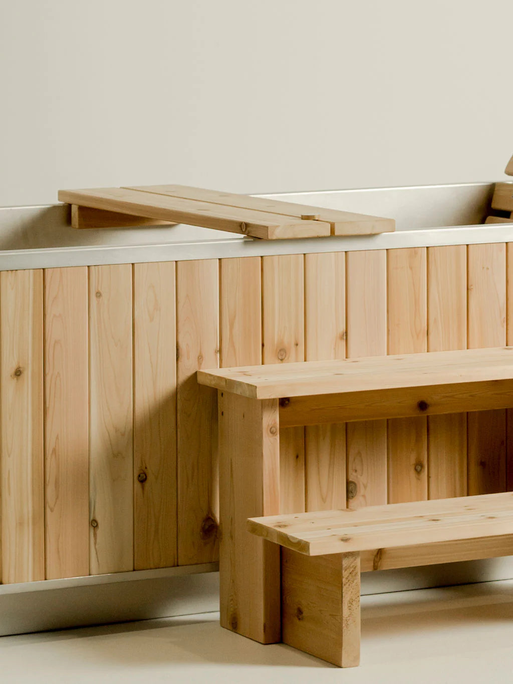 Cedar Bath Tray